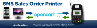 opencart SMS printer